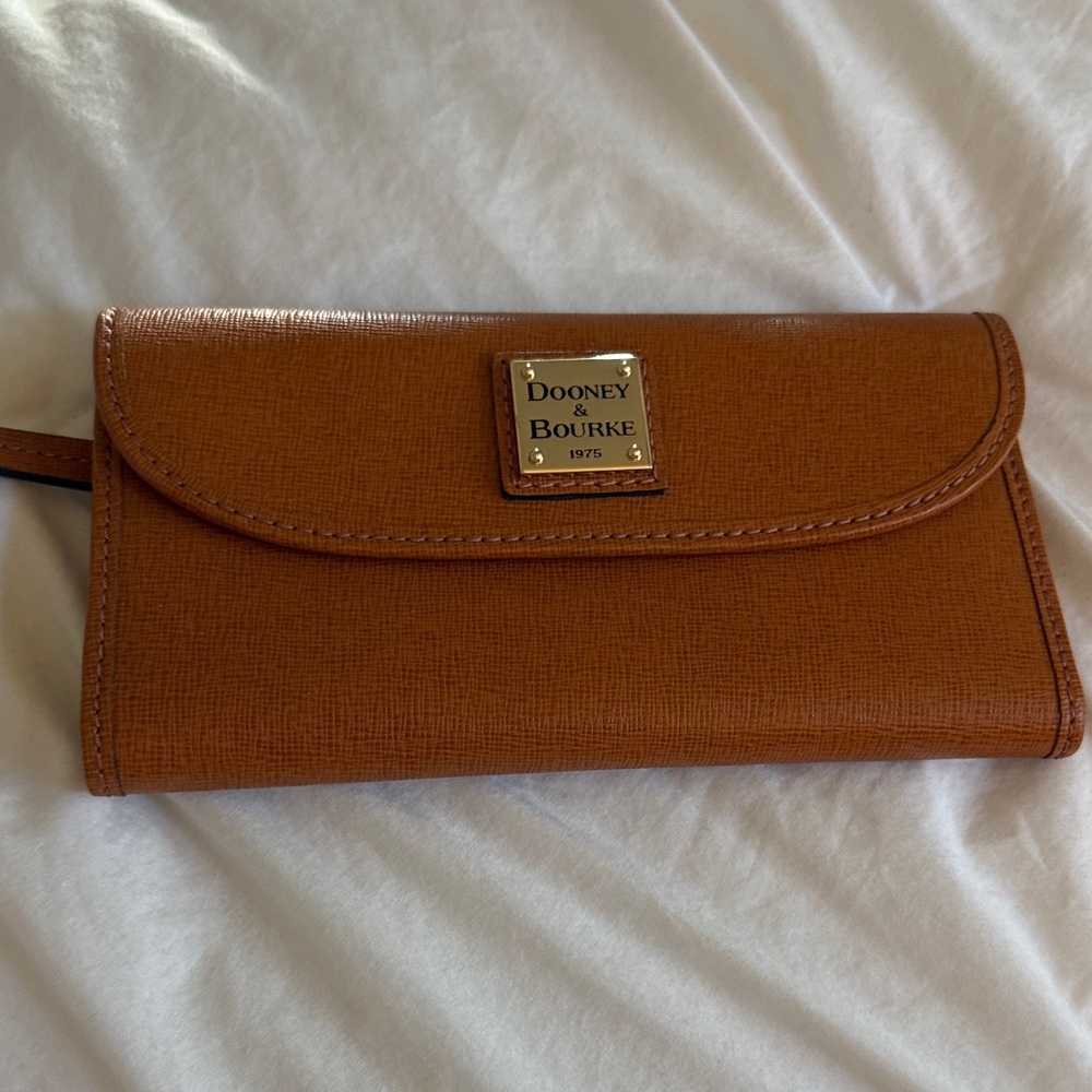 Dooney & Bourke Brown Leather Wallet